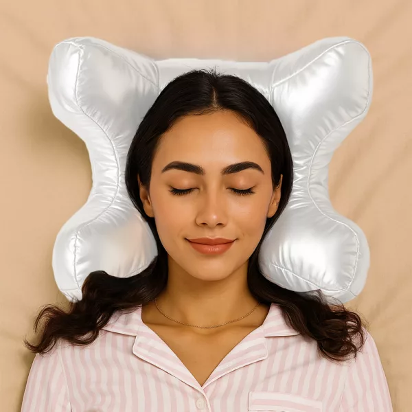 face pillow, anti wrinkle pillow, beauty pillow