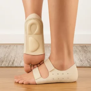 1 par hælbeskyttere støtdempende puter for plantar fasciitt