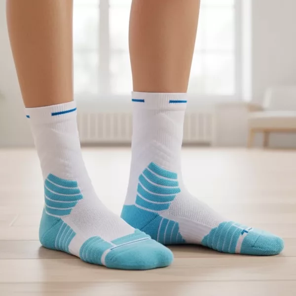 running socks, exercise socks, crew socks, cotton socks