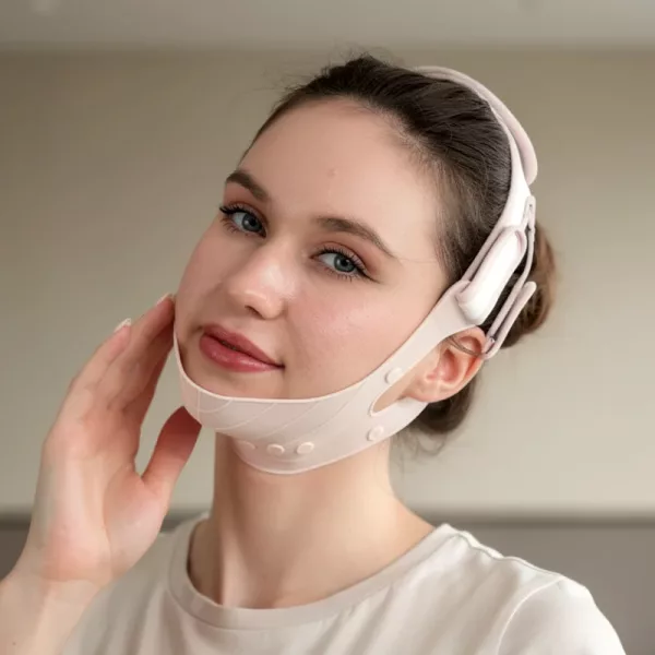 chin strap, face lifting mask, face slimming mask, double chin mask, slimming face