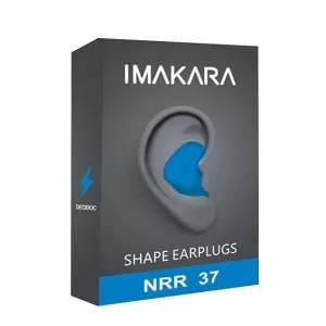 Støyreduserende ørepropper for komfortabel søvn - Blå